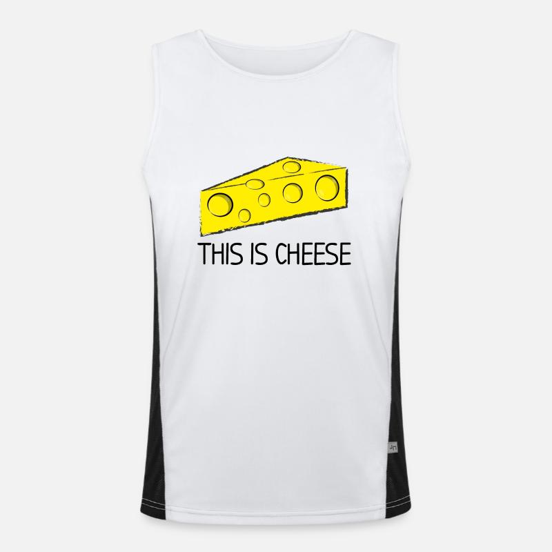 C’est du fromage Débardeur respirant contrasté Homme 