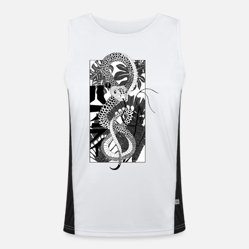 Snake 2 Men's Functional Contrast Tank Top 