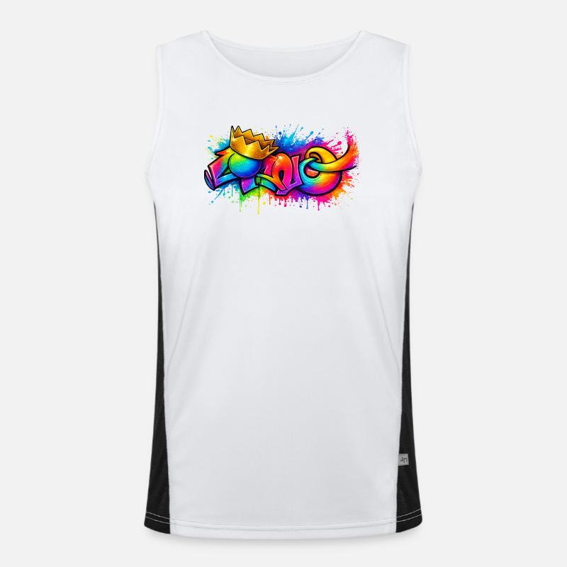 Cano Funktionelles Kontrast-Tank Top für Männer