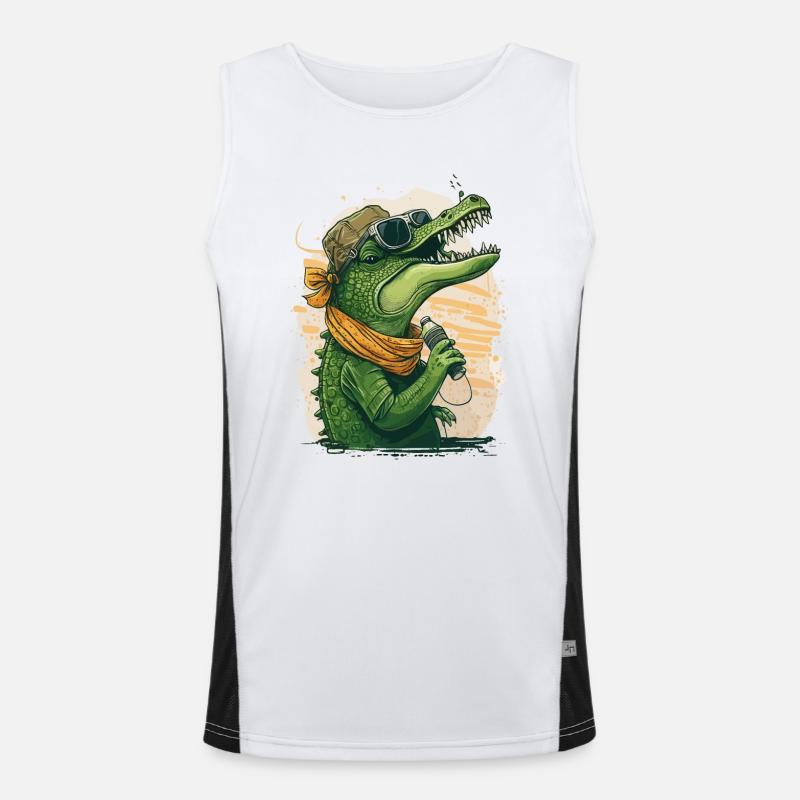 Croc Harmonicist Men's Functional Contrast Tank Top 