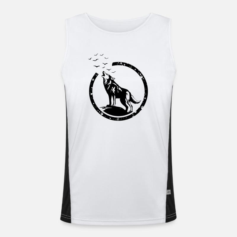 Wildwolf Funktionelles Kontrast-Tank Top für Männer 