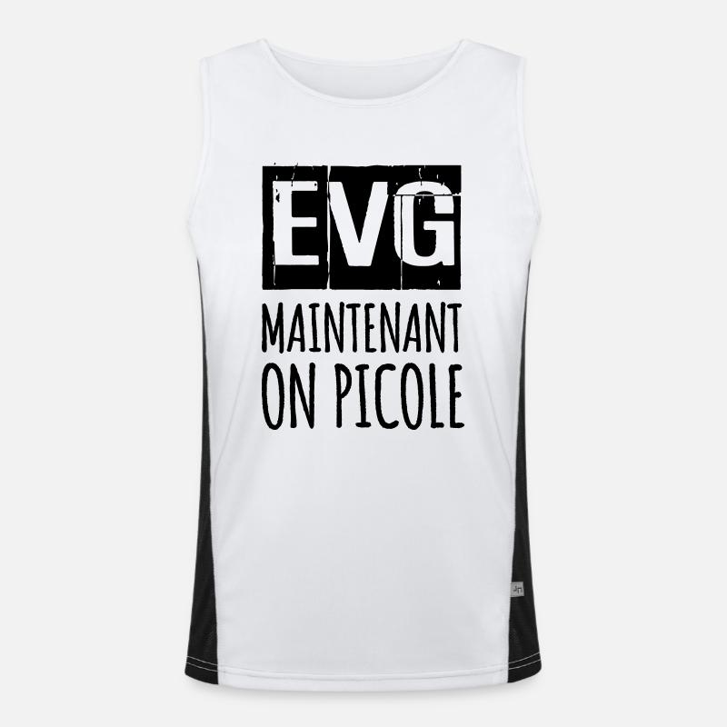EVG picole alcool humour Débardeur respirant contrasté Homme 