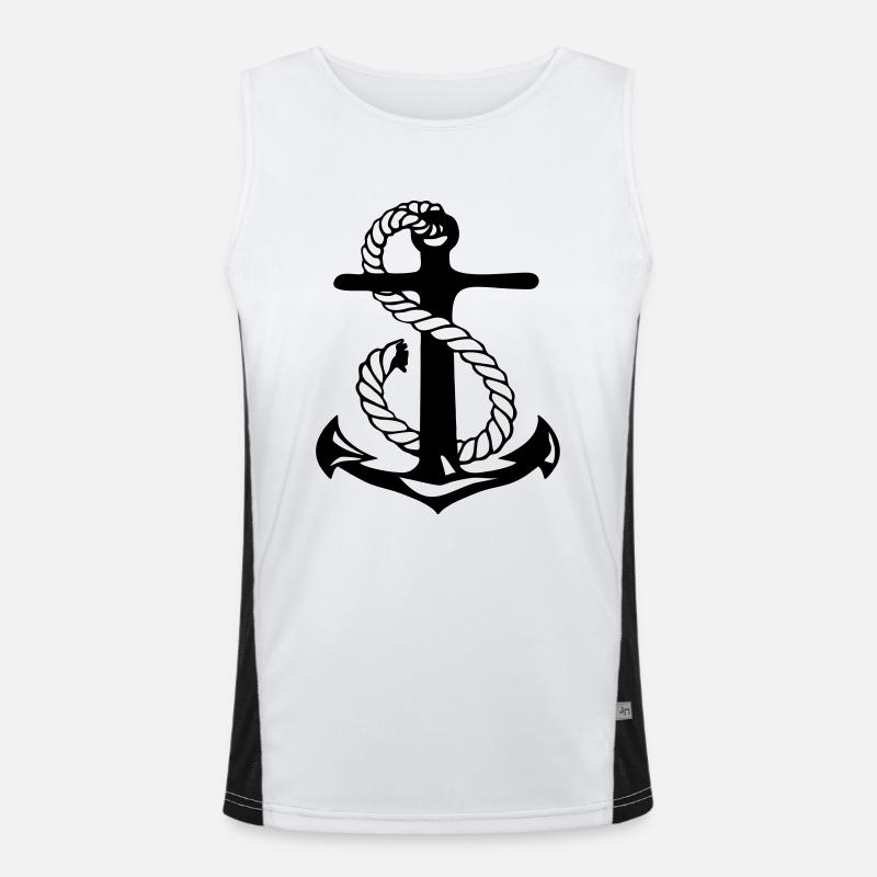 anker Funktionelles Kontrast-Tank Top für Männer 