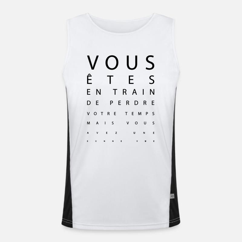 vous avez Débardeur respirant contrasté Homme 