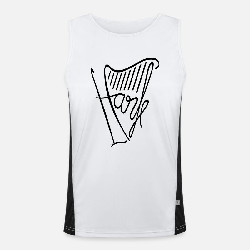 Small Harp Men's Functional Contrast Tank Top 