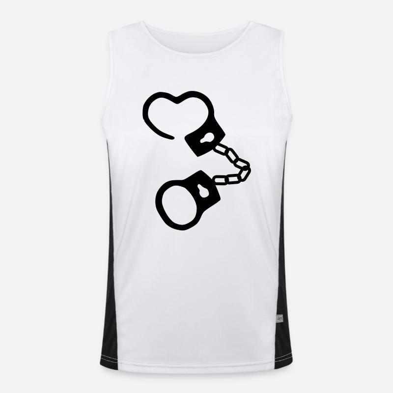 manette Débardeur respirant contrasté Homme 