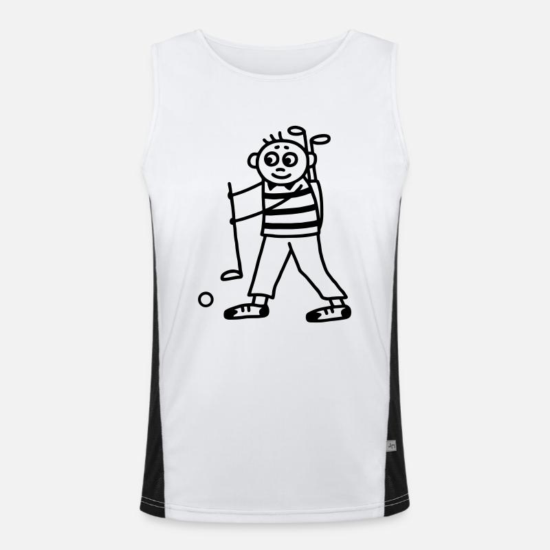 Golfers - Golf Men's Functional Contrast Tank Top 