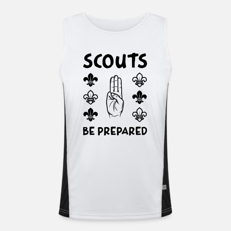 Scouts Always Ready! Men's Functional Contrast Tank Top 