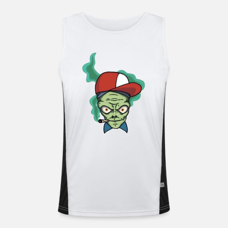 Fumer Alien Débardeur respirant contrasté Homme 