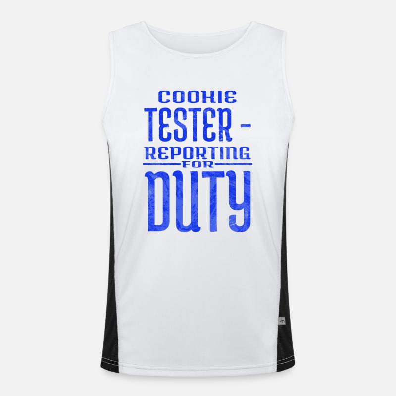 Browser Beards Baking Competition Men's Functional Contrast Tank Top 