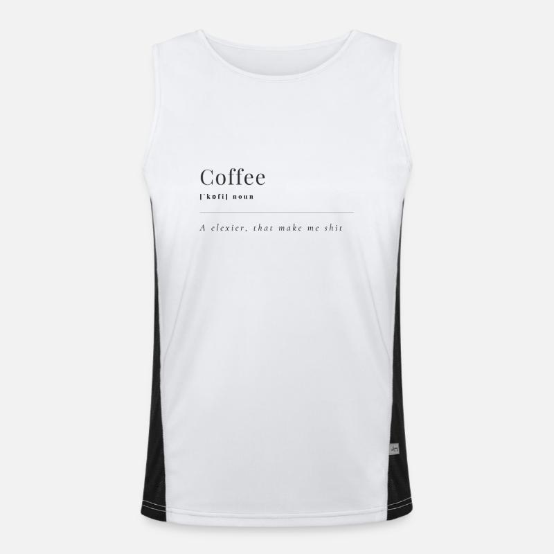 Définition du café Débardeur respirant contrasté Homme 