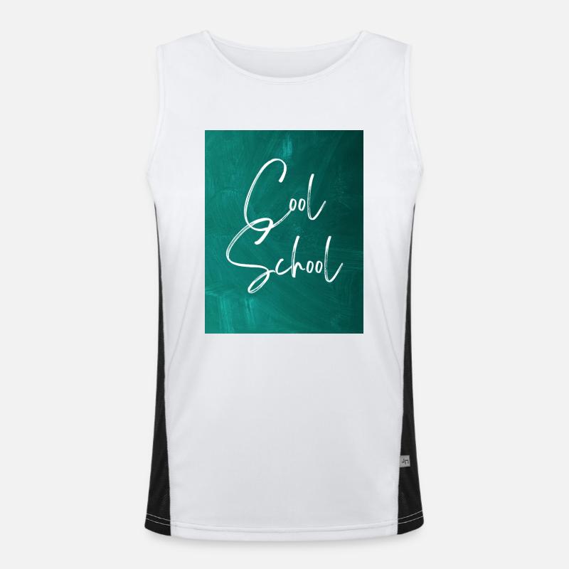 École cool Débardeur respirant contrasté Homme 