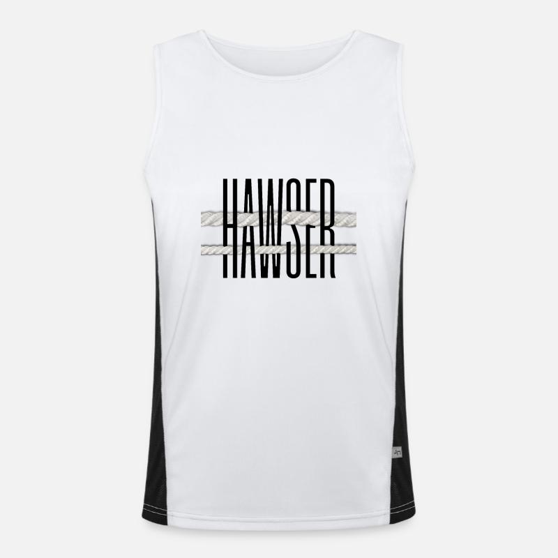 Hawser Funktionelles Kontrast-Tank Top für Männer 
