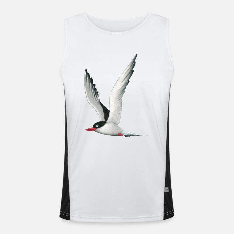 Arctic tern Men's Functional Contrast Tank Top 