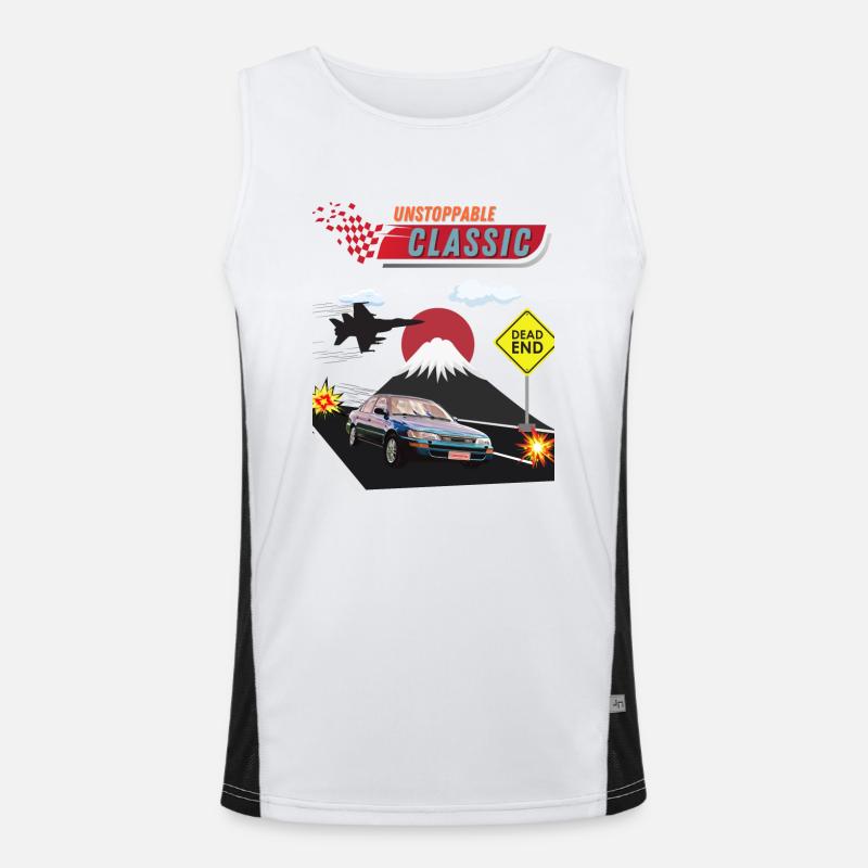 classic JPN drive Men's Functional Contrast Tank Top 