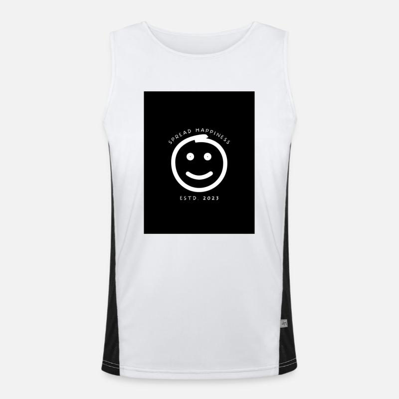 Spread Hapiness Men's Functional Contrast Tank Top 