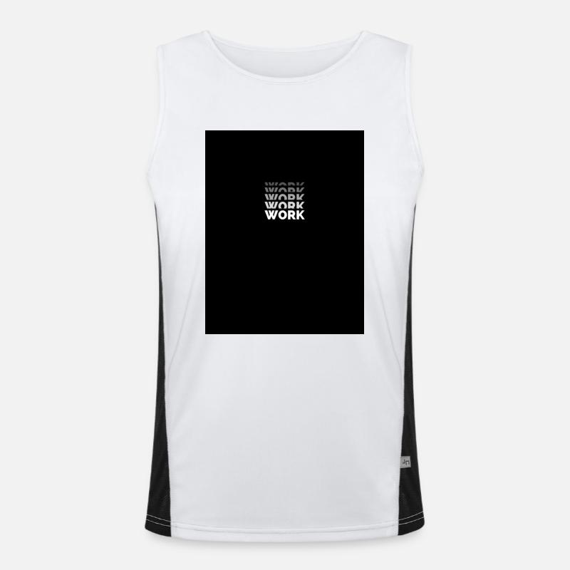 WORK Men's Functional Contrast Tank Top 
