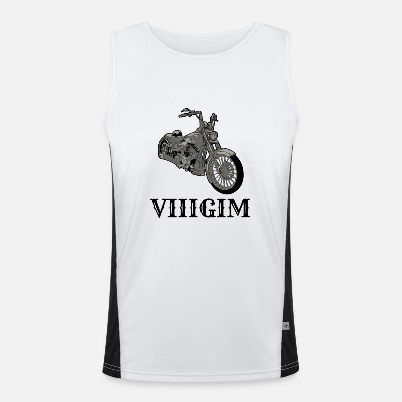 Custom Men's Functional Contrast Tank Top 