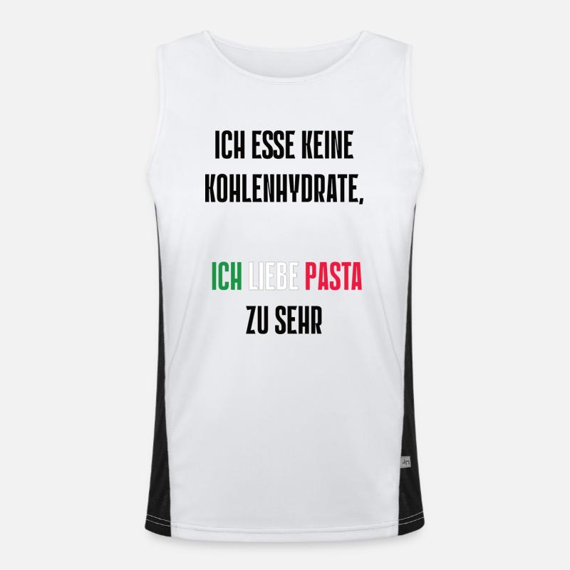 Spruch 3 Funktionelles Kontrast-Tank Top für Männer 