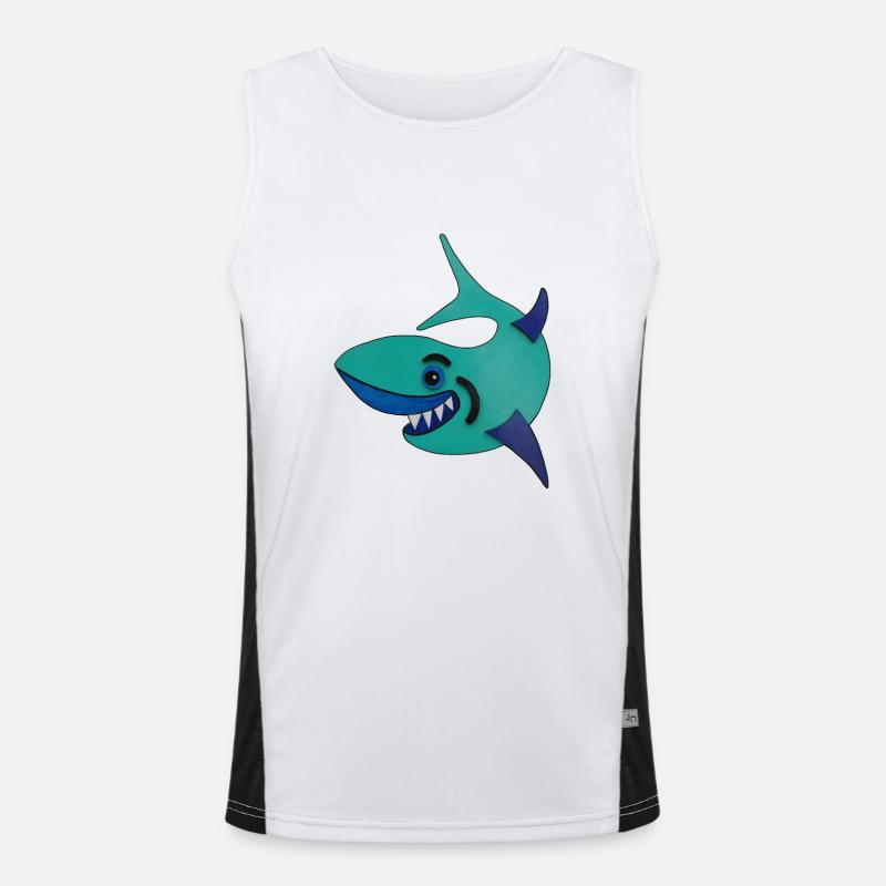 Requin Débardeur respirant contrasté Homme 