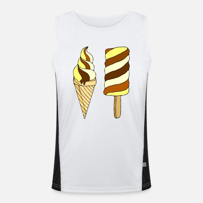 Glace Débardeur respirant contrasté Homme 