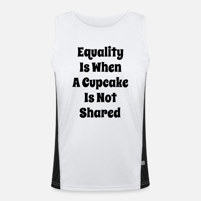 CupcakeEquality Men's Functional Contrast Tank Top 