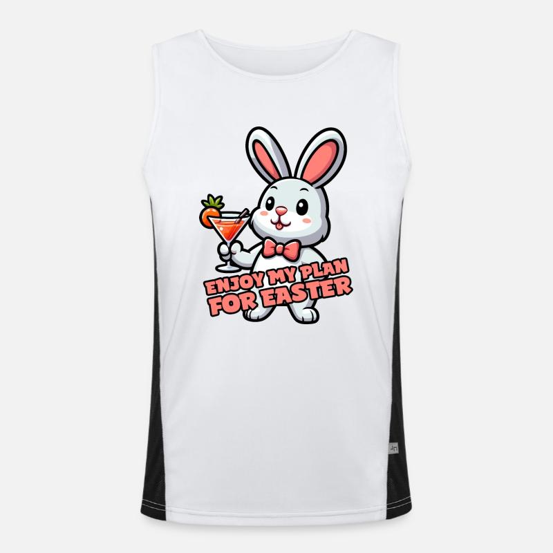 Enjoy my plan for Easter Men's Functional Contrast Tank Top 
