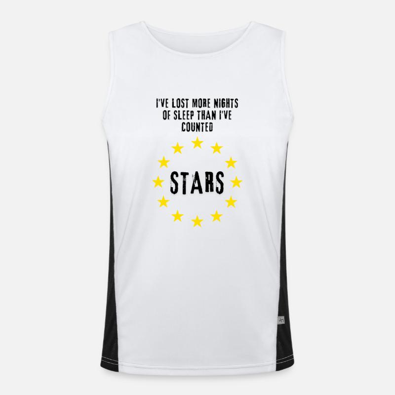 J’ai perdu plus de nuits de sommeil que... Débardeur respirant contrasté Homme 
