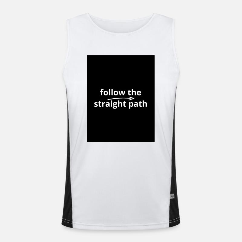 la typographie représente l’inscription Débardeur respirant contrasté Homme 