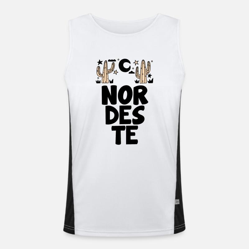 Nord-Est brésilien Débardeur respirant contrasté Homme 