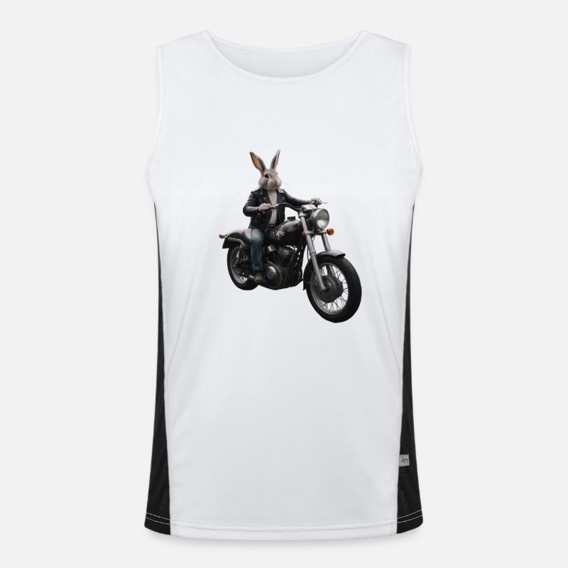 Biker Rabbit Men's Functional Contrast Tank Top 