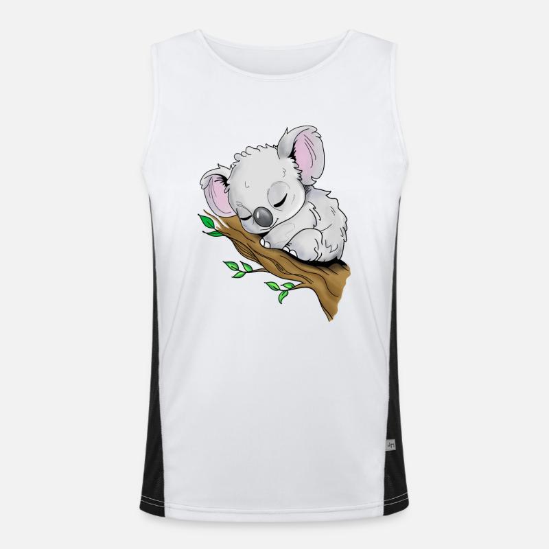 Sleeping Koala Men's Functional Contrast Tank Top 