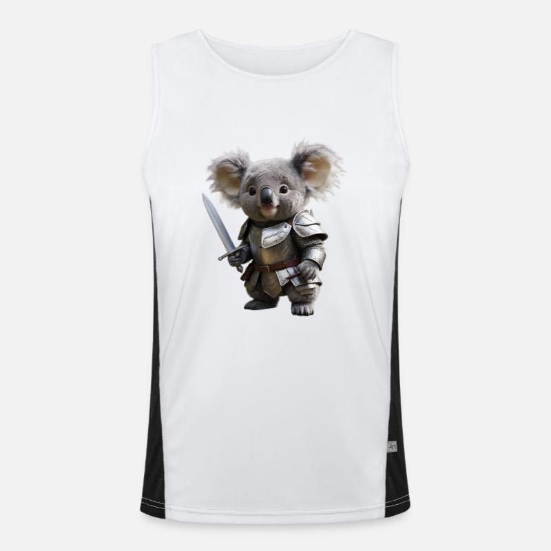 Fügen Sie Ihrem Alltag eine Portion niedlicher Heldentum hinzu Funktionelles Kontrast-Tank Top für Männer 
