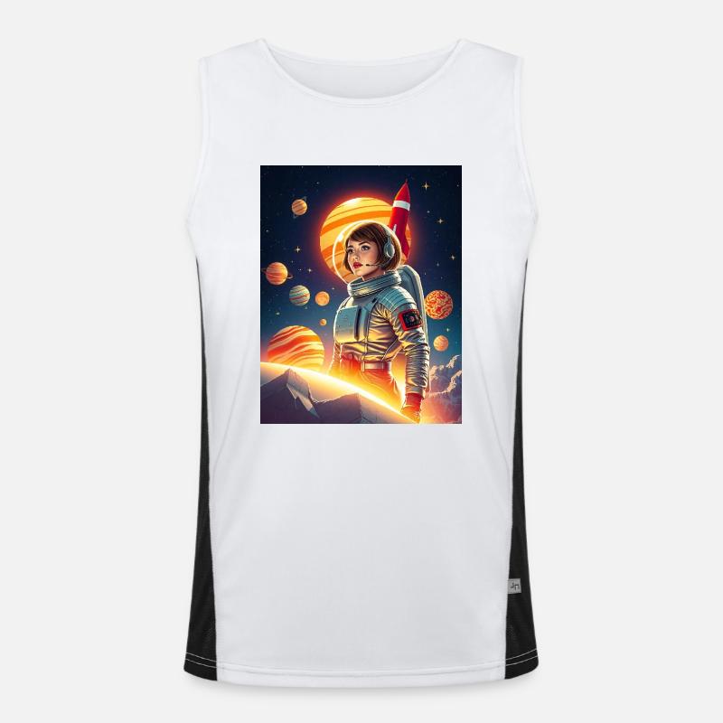 Astronaute dans l’espace Débardeur respirant contrasté Homme 