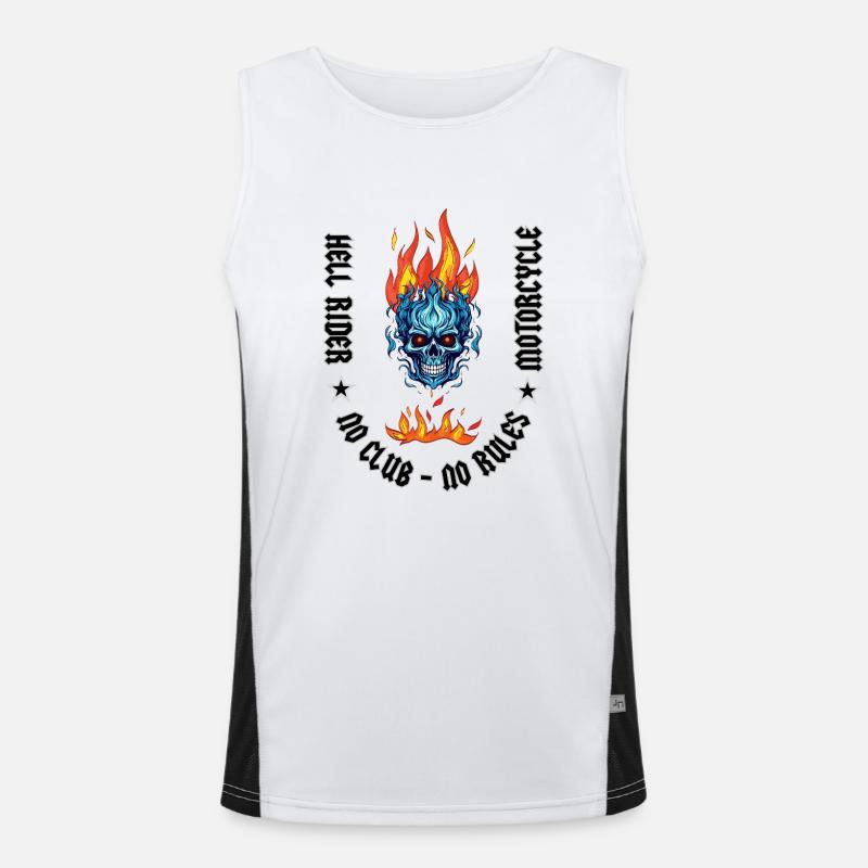 Hell Rider Men's Functional Contrast Tank Top 