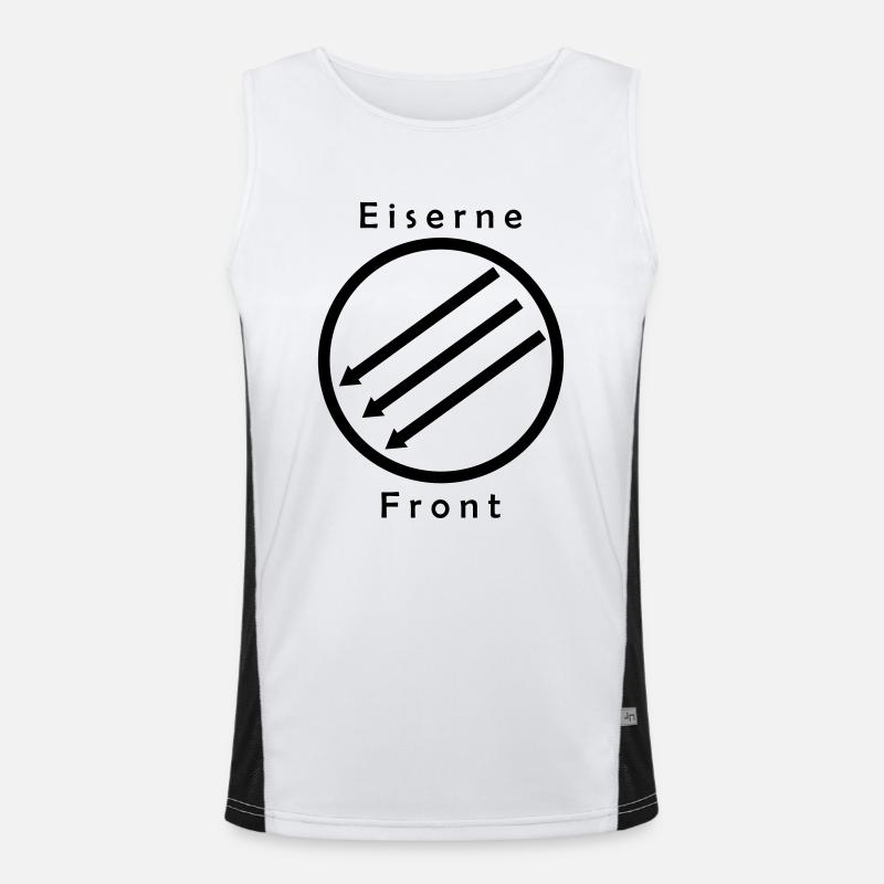 Eiserne Front - Drei Pfeile Funktionelles Kontrast-Tank Top für Männer 