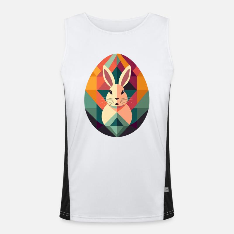 Conception d’oeuf de Pâques n°13 Débardeur respirant contrasté Homme 