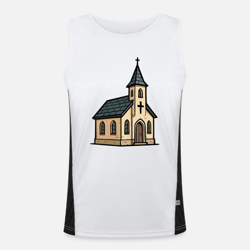 église Débardeur respirant contrasté Homme 