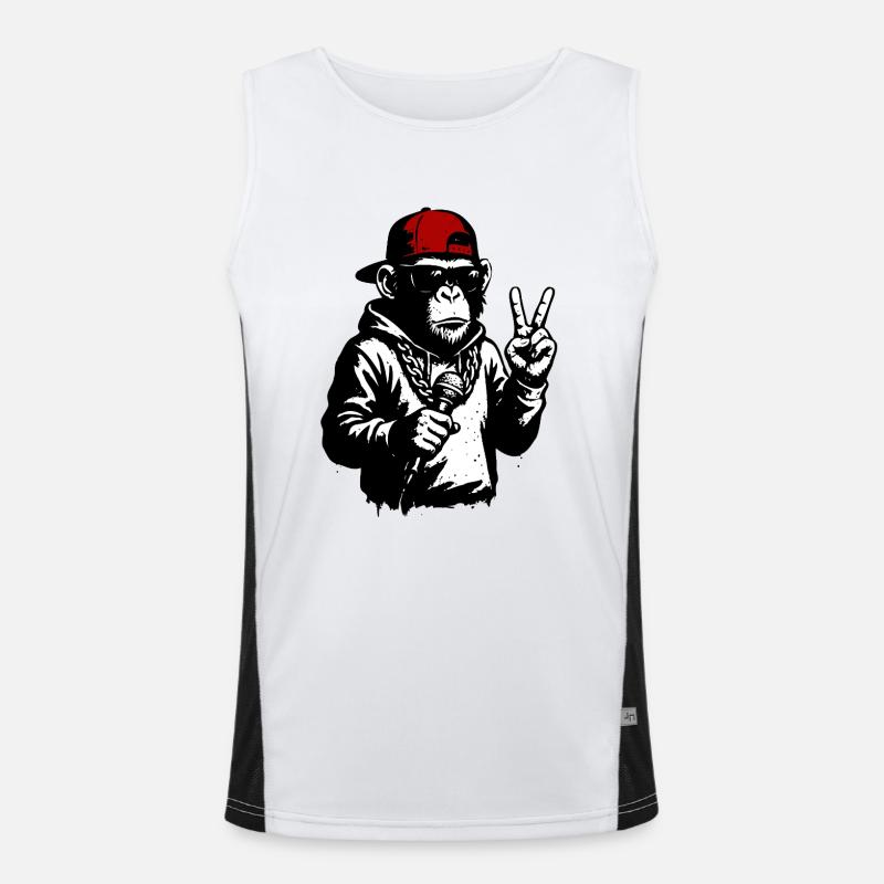 Cool Monkey Men's Functional Contrast Tank Top 