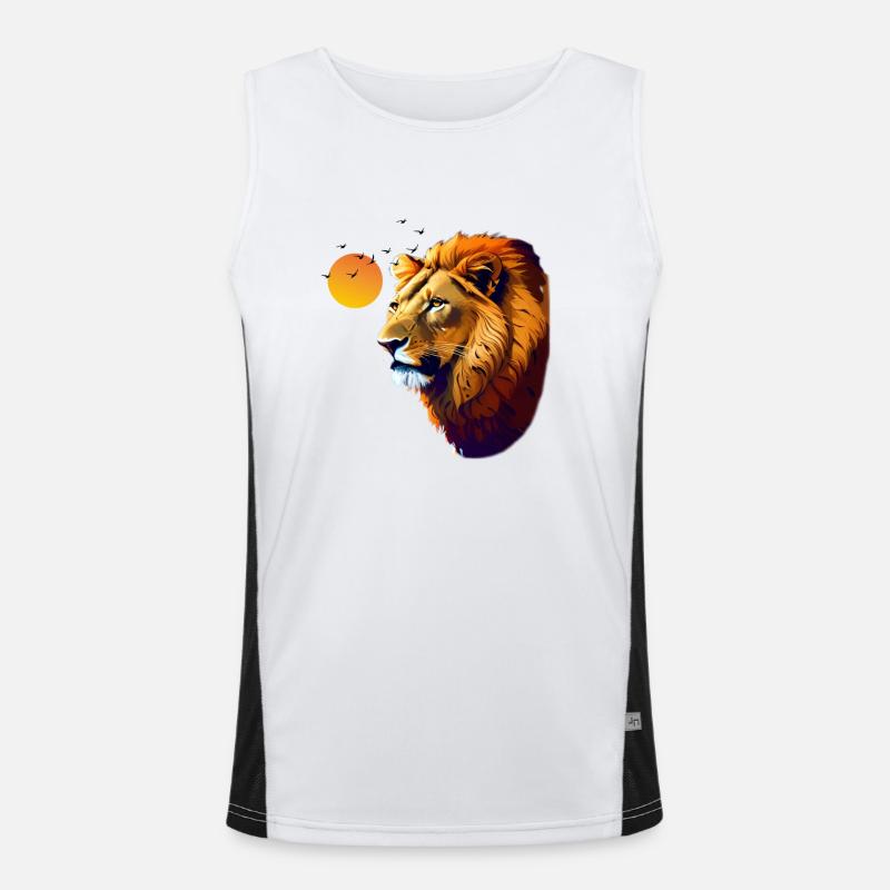 Lion Débardeur respirant contrasté Homme 