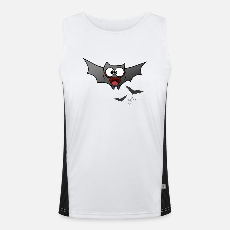 Fledermaus Funktionelles Kontrast-Tank Top für Männer 