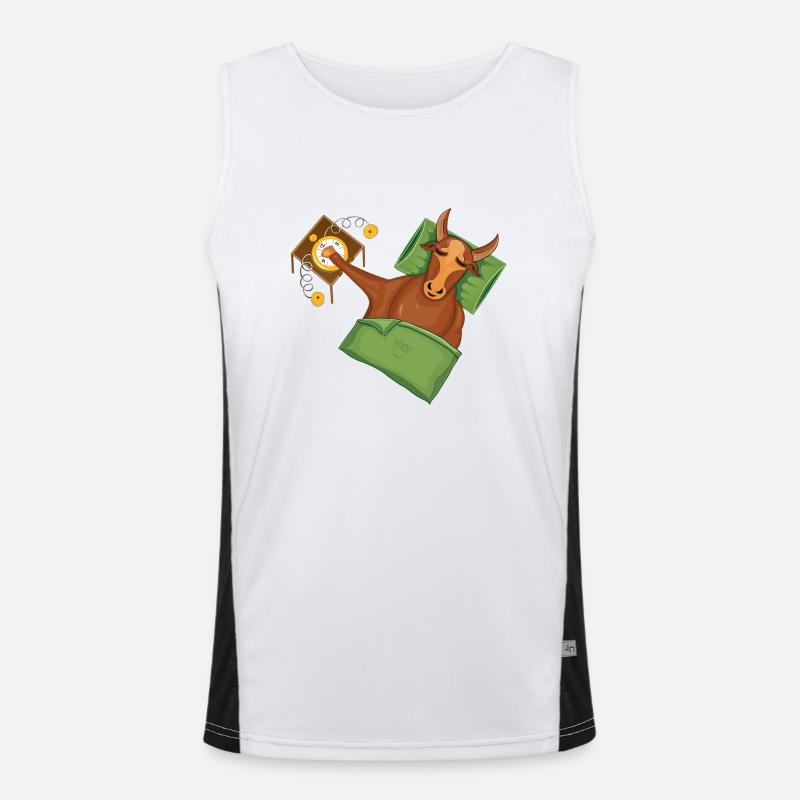 Taurus | Add Text | Examples in the description! Men's Functional Contrast Tank Top 