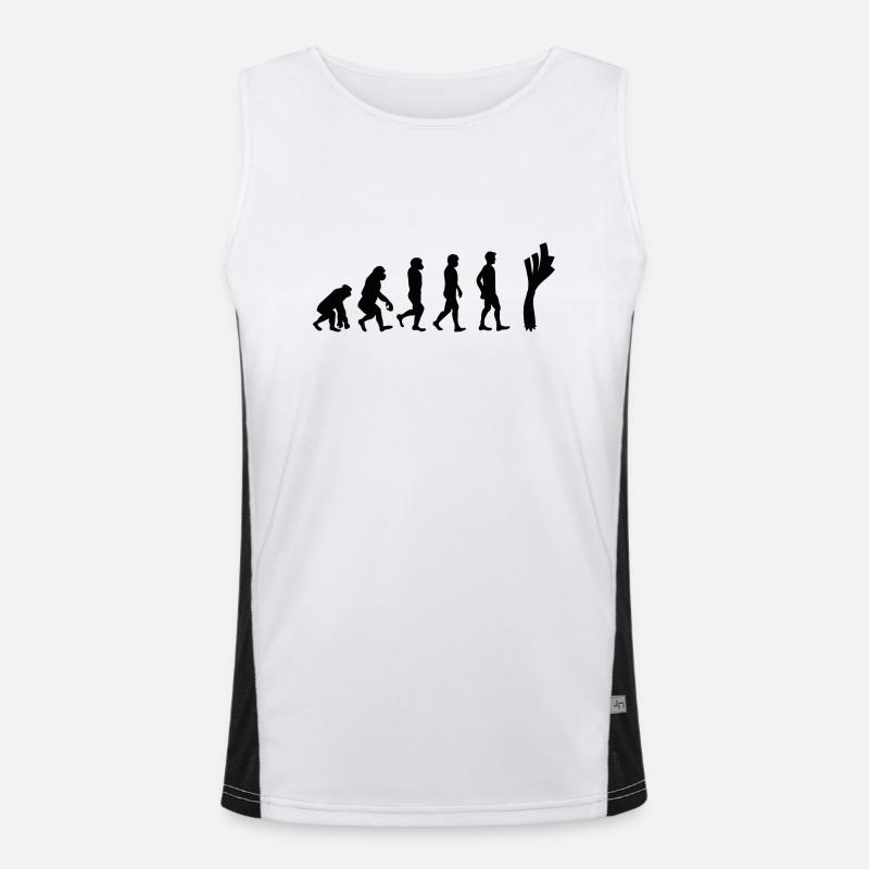 Leek evolution Men's Functional Contrast Tank Top 