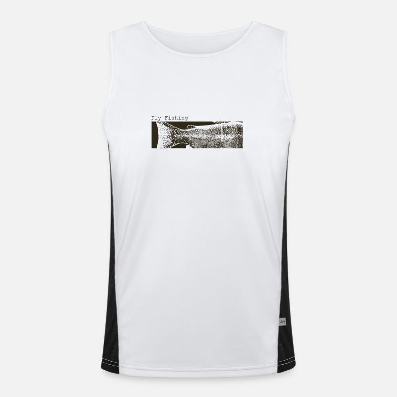 Modell 49 - Forelle Funktionelles Kontrast-Tank Top für Männer 