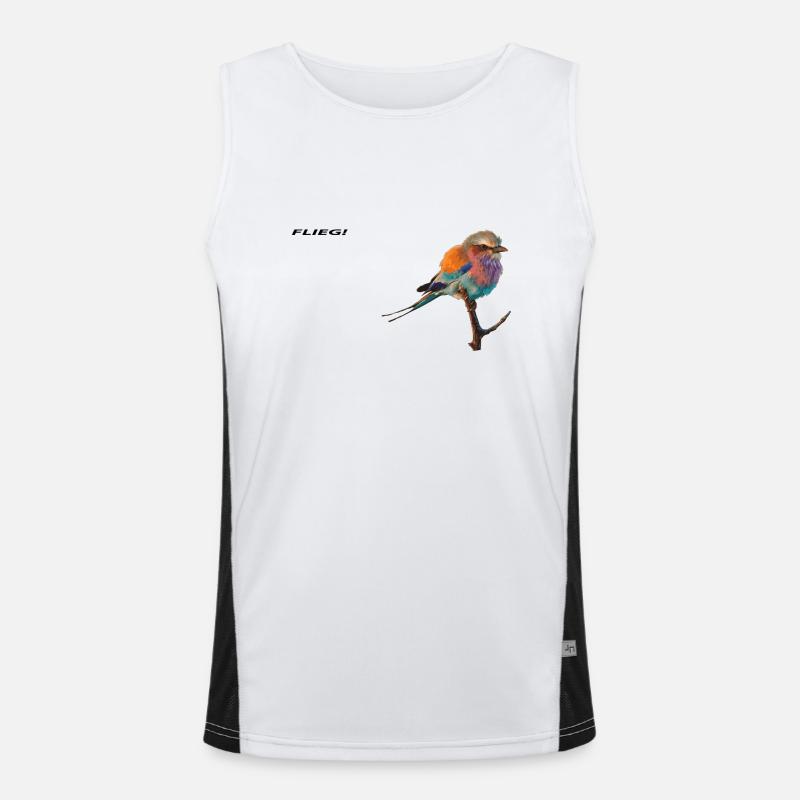 Vogel Funktionelles Kontrast-Tank Top für Männer 