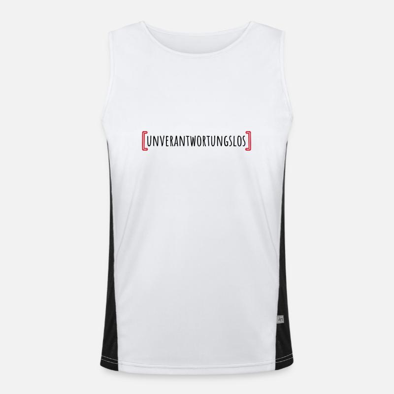 Unverantwortungslos Funktionelles Kontrast-Tank Top für Männer 