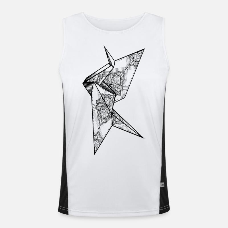 Insane Crane Men's Functional Contrast Tank Top 
