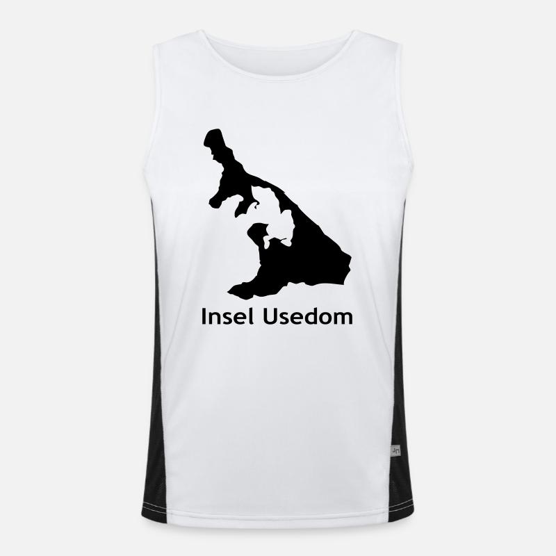 Usedom Men's Functional Contrast Tank Top 