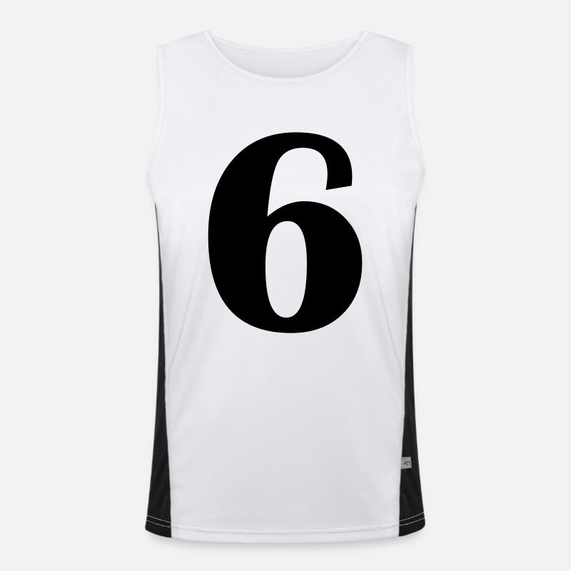 6 Funktionelles Kontrast-Tank Top für Männer 