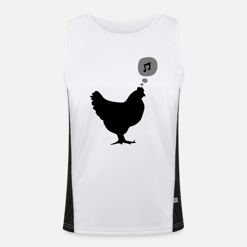 chicken Men's Functional Contrast Tank Top 